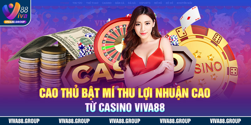Bật mí bí quyết thu lợi nhuận đầy ví từ casino Viva88